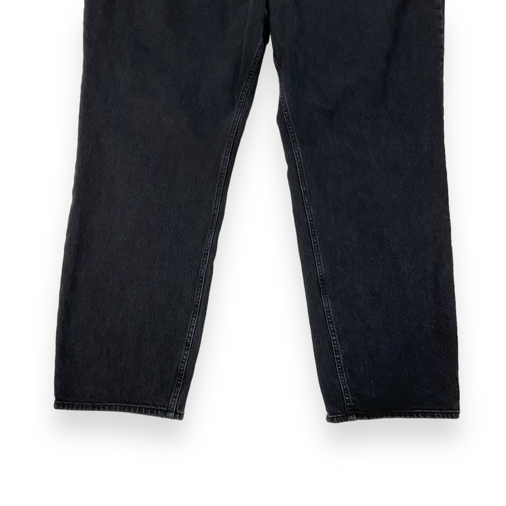 Abercrombie & Fitch Jeans Women 24W (49x30.5) Black Curve Love The Dad Plus NWT - Picture 2 of 10